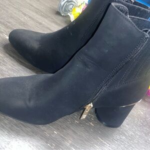 London Fog Black Ankle Booties